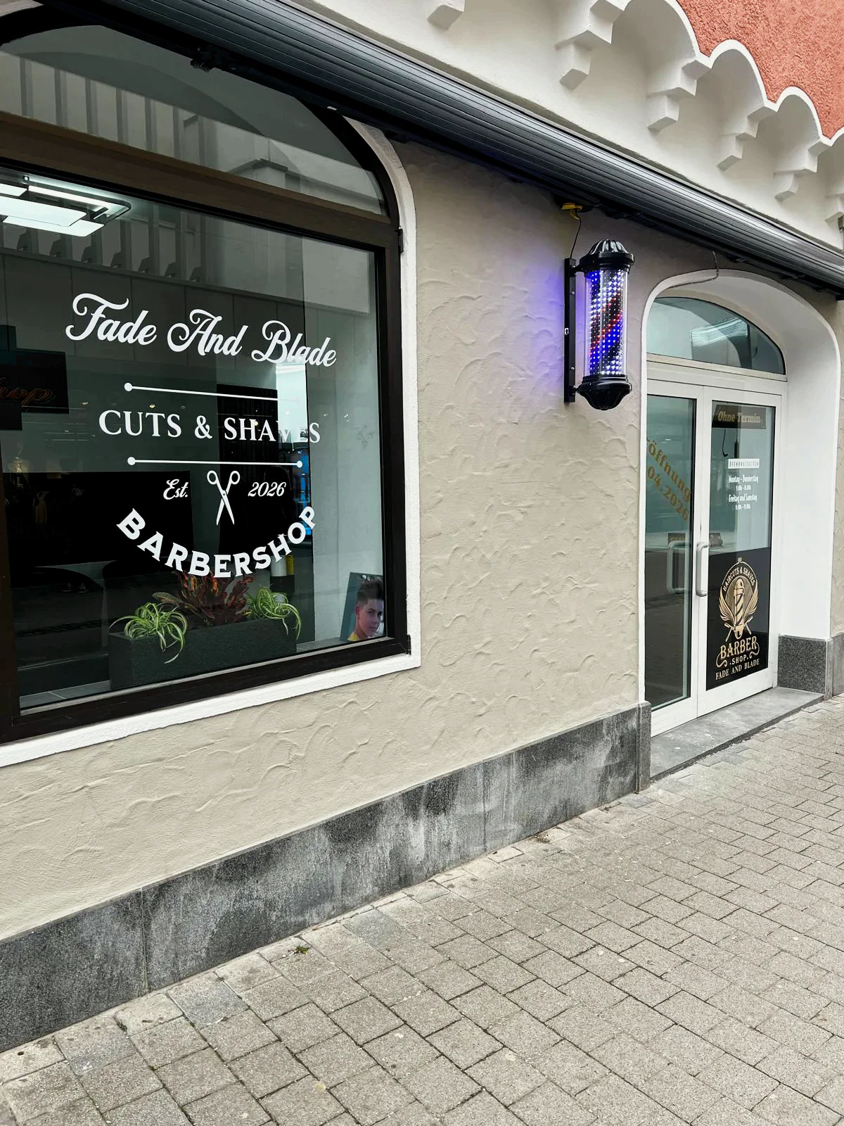 Außenansicht von Fade And Blade in der Adlerstraße 29 in Ravensburg